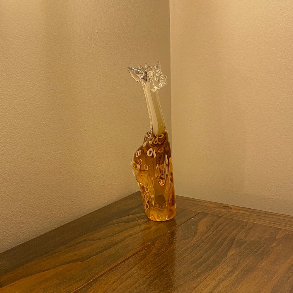 Vintage crystal Fifth Avenue girafe
